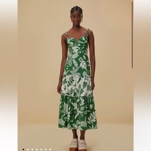 NWT Farm Rio Forest Soul Mix Midi Dress